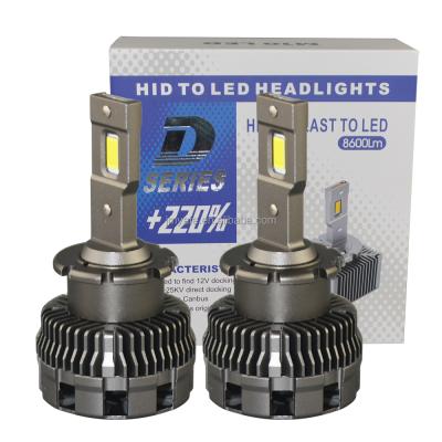 China Fit for car 35W 8600LM 6000k led d4s d4 12v 6000k led D4S/R hid to led headlights for sale