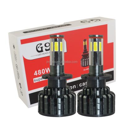 China Fit for CE 12V-48V G9 12000LM 6sides 6sides G9 COB D series D2S D3S D4S d1s 6000K car and truck led headlight bulb for sale