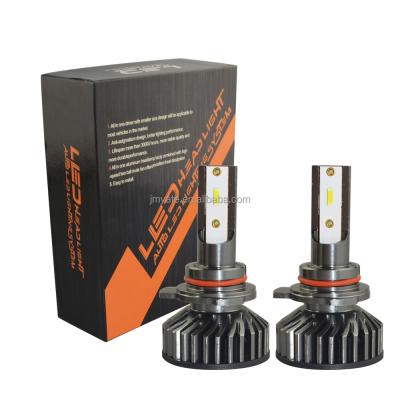 China Fit for car CE Rosh 6000k 12000LM car led headlight bulb 50W F2 CSP 1860 HIR2 9012 led auto headlight for sale