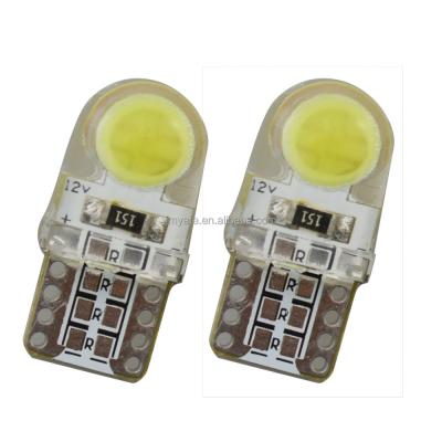 China cheapest price 12V DC car interior CE RoHS high quality COB RED white blue 194 186 W5W T10 led lights T10 for sale