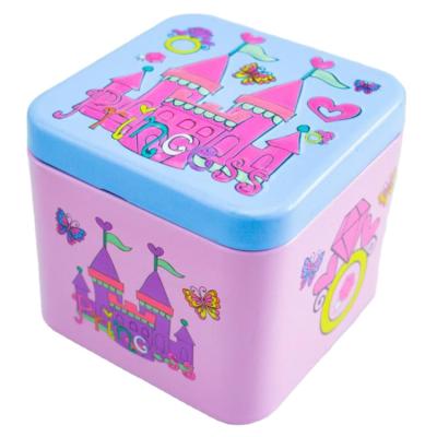 China Recyclable Modern Style Sweet Square Packaging Candy Jar for sale