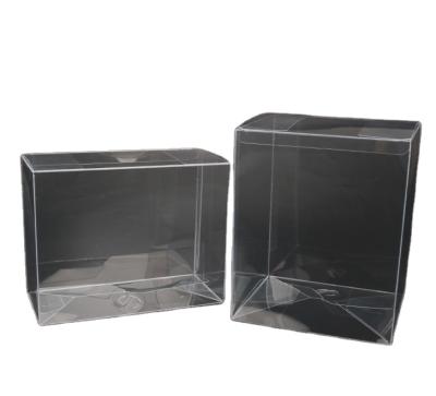 China Recycled Materials Acetic Acid PVC Plastic Packaging Box Acid Free Clear Transparent Gift for sale