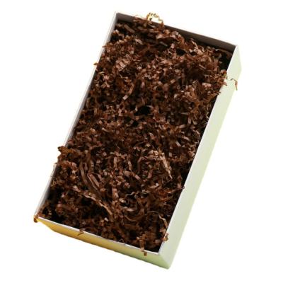 China Customized Acceptable Gift Box Filler Raffia Colored Shredded Paper for sale