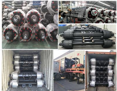 China Heavy Duty Semi Trailer Axles 1840mm Semi Trailer Lift Axle Fuwa 13T ODM for sale