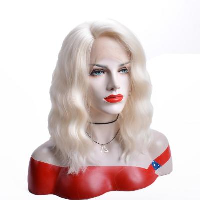 China Water Wave AiShiLi Hair Lace Front Wigs With Blonde Heat Resistant Synthetic Hair Wholesale Wig for sale