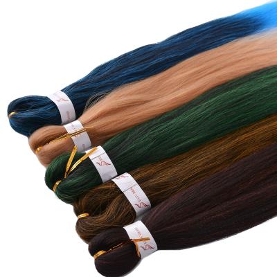 China Wholesale Synthetic Fiber Cheap Pre Stretched Jumbo Hair Extensions Private Label EZ Braid Synthetic Crochet Braiding Hair for sale