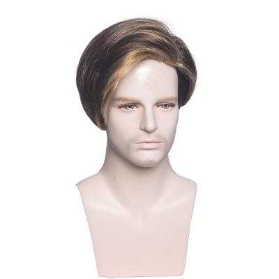 China Wholesale Fashion Ailishi Wigs Straight Synthetic Hair Wigs For Men for sale