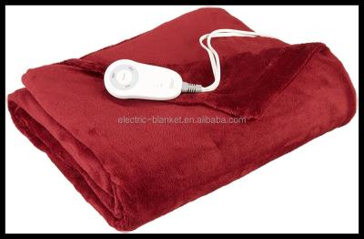 China Silentnight Comfort Electric Control Double Electric Micro Blanket Plush Heated for sale