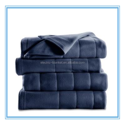 China Battery operated electric heated anti-pilling blanket for sale