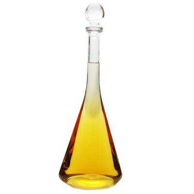 China OEM ODM Glass Spirit Bottle 0.75L Premium Glass Bottle Full Partial Coated for sale