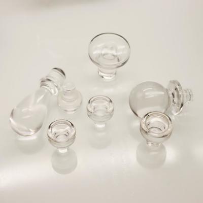 China Fester Glas-3cm Alkohol-Flaschen-Stopper-Kognak Xo Brandy Food Grade zu verkaufen