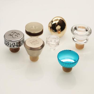 China Sgs-Alkohol-Flaschenverschluss-Glasflaschen-Stopper mit synthetischem Cork Natural Cork zu verkaufen