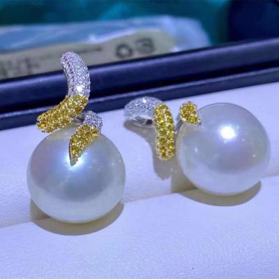 China 1275P 11-12mm Real CLASSIC Natural Freshwater Pearl Necklace With 925 Sterling Silver With Gold Plated Pendant Necklace for sale