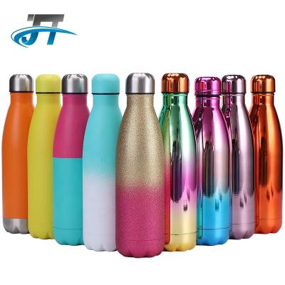 China 17 Ounce Sustainable Eco Friendly Stainless Steel Cola Insulated Bottles Vacuum Thermal Sports Water Bottle Electroplate Keep Cold 12hours for sale