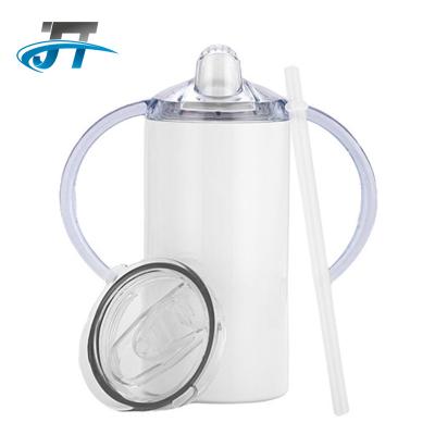 China 2022 Viable Hot Sale 12oz Stainless Steel Baby Sippy Cup Tumbler With Handle Sublimation Diy Baby Cups for sale