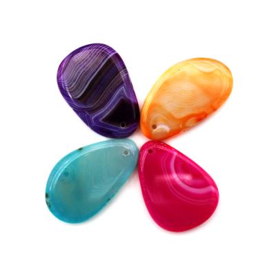 China 2021 popular custom made pendant natural agate fashion pendant accessories for sale