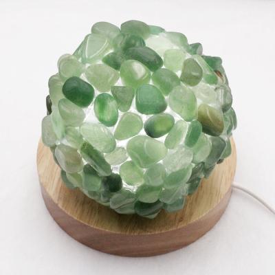 China Natural ball Crystal Unique Room Decoration pendant lamp from Europe Crystal Fluorite Crystal Lamp Furniture for sale