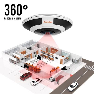 China Panoramic HD 360 Camera HD 360 Wide Angle Degree 12MP P2P Fisheye NIGHT VISION Infrared Motion Detection Alarm IP Poe Dome Fisheye CCTV Camera for sale