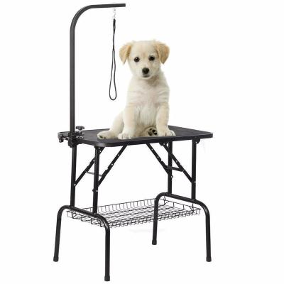 China Special Event Sustainable Products Style Folding Table, Simple And Black Minimalist Grooming Pet Convenient for sale