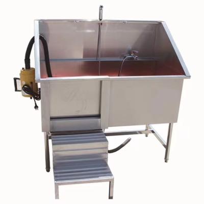 China Small Animals Pet Bathing Sink Stainless Steel Bathing Pool Pet Cleaning And Cosmetics Tub for sale