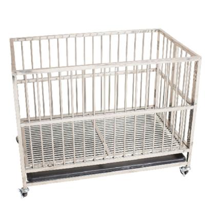 China Large Breathable Pet Cages Collapsible Portable Metal Cages Cat Carriers Dog Establishments Animal Pet for sale