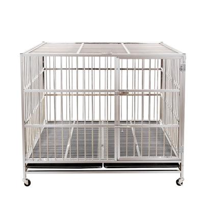 China Breathable LIZe One Piece, High Quality, Multiple Sizes, Large Cheap Stainless Steel Kennel, Foldable Dog Cage for sale