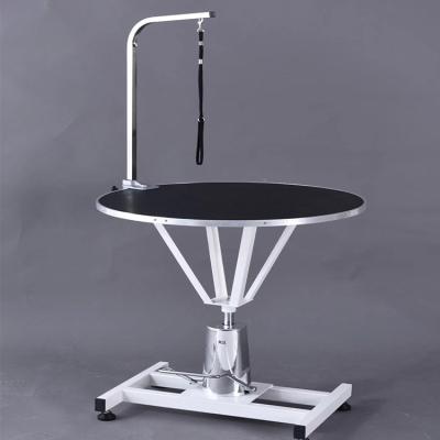 China Breathable lize the dog grooming table hydraulic lifting beauty the round table for sale