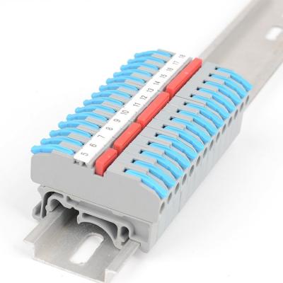 China Connectivity CMK 222 Series Dual Din Rail Connector Wire Connector for sale