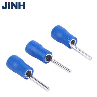 China Hot Selling Brass Blue Red Yellow Copper Power Automatic Crimping Insulated Copper Terminals PTV2-10 for sale