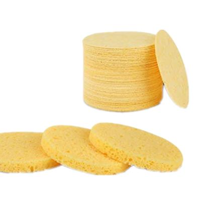 China Compressed Face 100% Natural Viable Cellulose Sponge 100/Pk for sale