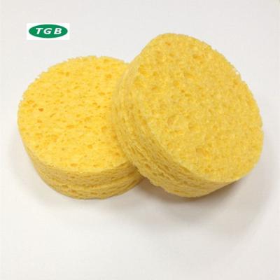 China Eco-Environmental Organic Natural Face Sponge Beauty Personal Care Cleaning Facial Cellulose Compressed Sponge for sale