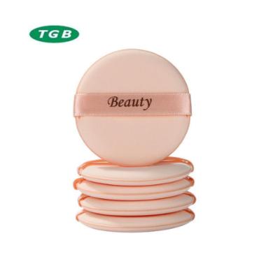 China Soft Round Color Diameter Air Cushion Base Makeup Foundation Makeup Sponge Custom Powder Puff for sale