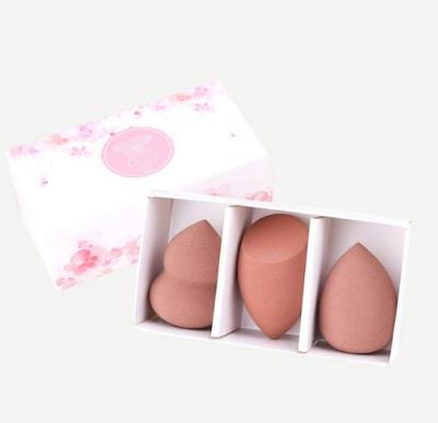 China Eco-friendly Custom Box Packaging Private Label Beauty Makeup Blender Low MOQ Sponge for sale