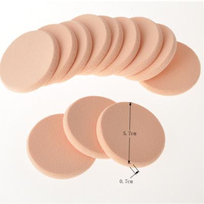 China Eco-Environmental Latex Round Shape Professional Use Face Makeup SBR Powder Puff Sponge for sale