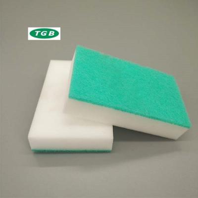 China Viable White Melamine Sponge Kitchen Scouring Dish Washing Magic Eraser Cleaning Sponge High Density for sale