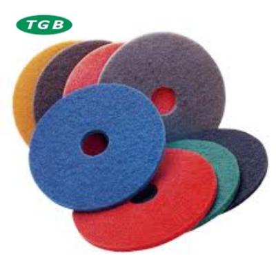 China Sustainable Round Melamine Sponge Scrubbing Pad Mop Floor Cleaning for sale