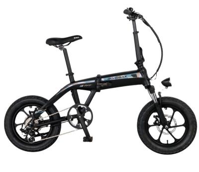 China Aluminum alloy foldable electric bike 16 inch rear seat folding bicycle adults folding e bike for sale