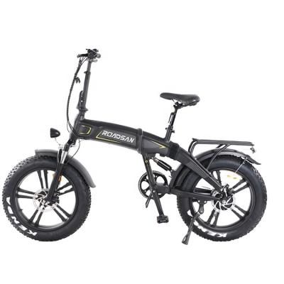 China Aluminum Alloy 20 Inch Fat Tire Folding Bike 350w Electric Hybrid Folding Electric Bicycles for sale