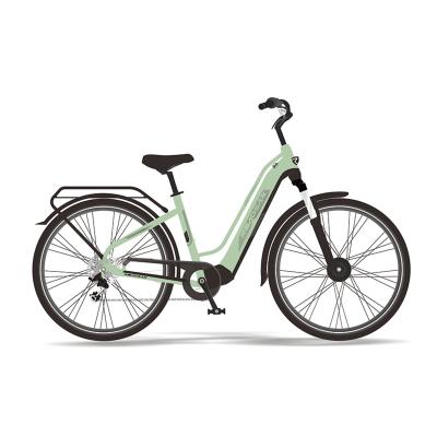 China Aluminum Alloy Cit Electric Bicycle 350 W E BIKE Urban Commuting Electric Bikes 36 V 9.6 Adults 27.5 Oh for sale