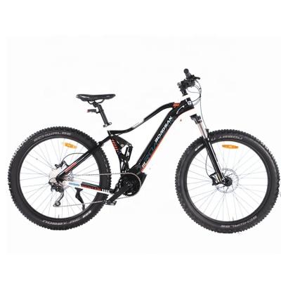 China Aluminum Alloy 27.5 Inch Full Suspension 500w Electric Mountain Bike Electric Mountain Bike for sale