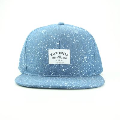 China Custom COMMON Hot Sale High Quality Embroidered Flat Brim Snapback Hat Sports Cap for sale