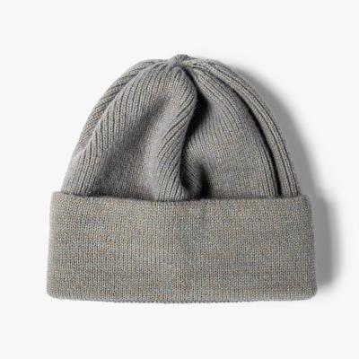 China COMMON Beanie Manufacturer Wholesale Price OEM Plain Knit Beanie Hats Custom Logo for sale