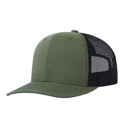 China COMMON High Quality Custom Mesh Fabric Plain Breathable 6 Panel Trucker Hats for sale