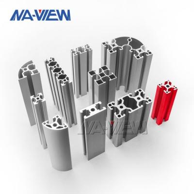 China door & Window Guangdong Naview 2020 2040 2060 4040 V Slot Rail Extruded Aluminum Profile Extrusions Supplier for sale