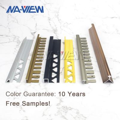 China Modern Tile Edge Trim Metal Outside Corner Pieces Sharpening Angle Base Border Trim Profiles Finish Types for sale