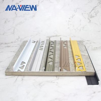 China Modern Chinese Supplier Custom Aluminum White Ceramic Tile Metal Corner Edge Trim for sale