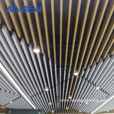 China Artistic Ceilings Aluminum Ceiling U Shape Metal Construction Ceiling For Dubai Market for sale