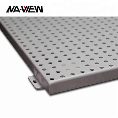 China 1100/3003/5005 Aluminum Alloy Perforated Corrugated Metal Aluminum Decorative Wall Panel for sale