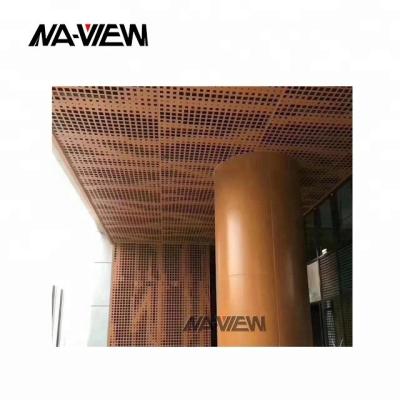 China Modern Exterior Wall Cladding Perforated Aluminum Sheet Panel for sale