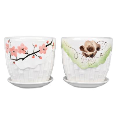 China 3set/box Luxury Nordic Minimalist Living Room Plant Stand Flower Pot Light Housewarming Wedding Gift Flower Pot for sale